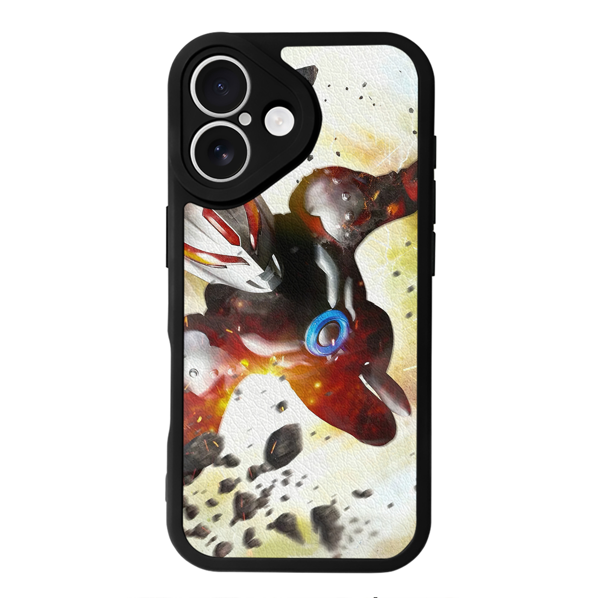（画像用） ウルトラマン Ultraman 【iPhone 16シリーズ対応】シリコンスマホケース（レザー調） 材質：シリコン
